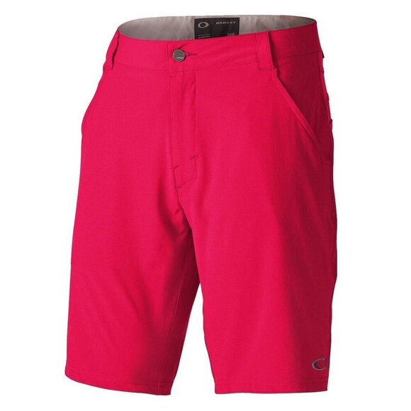 Oakley Men's Sanders hot pink 10.5" Golf Shorts Size 38 - Picture 2 of 7